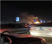 خاص| محافظة القاهرة تكشف تفاصيل حريق هائل بجانب كوبري الماظة 