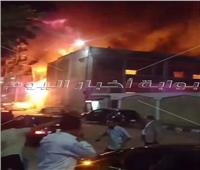 إصابة طالبة باختناق في حريق هائل بالمعهد الديني بجوار سيدي عبدالرحيم القنائي