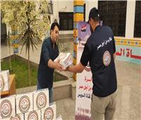 «طلاب من أجل مصر» بجامعة قناة السويس يشاركون في توزيع المساعدات الرمضانية