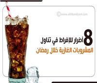 إنفوجراف | 8 أضرار للإفراط في تناول المشروبات الغازية خلال رمضان