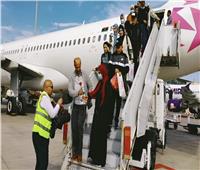 مطار برج العرب الدولي يستقبل أولى الرحلات الليبية| صور
