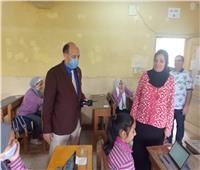 مدير تعليم مصر القديمة يتفقد لجان الاختبارات التدريبية لأولى ثانوي
