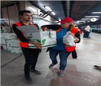 توزيع 150 ألف وجبة إفطار بعدد من محطات مترو الأنفاق