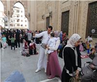 بالصور| احتفالات بمحيط مسجد السيد البدوي بطنطا 