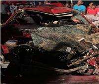 مصرع وإصابة 5 أشخاص في حادث انقلاب سيارة ملاكي في «بني سويف»