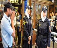 الشرطة النسائية تفض زحام سينمات وسط البلد خلال العيد