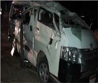مصرع وإصابة 14 شخصًا في حادث انقلاب سيارة ميكروباص ببني سويف