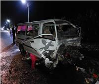 إصابة 11 شخصا في تصادم سيارة ميكروباص بملاكي بالقليوبية