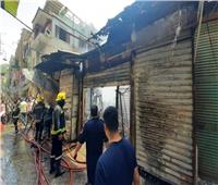 نائب محافظ القاهرة يتابع إطفاء حريق بولاق أبو العلا
