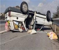 إصابة ١٤ شخصا في حادث سير علي طريق «العريش - رفح»  