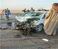 إصابة اثنين في حادث انقلاب سيارة على صحراوي قنا