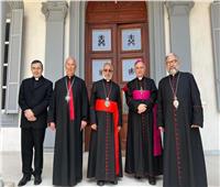 بطريرك الأرمن الكاثوليك يزور السفير البابوي بمصر في مقر سفارة الفاتيكان