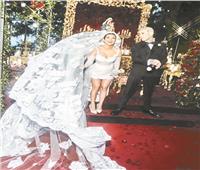 كورتني كارداشيان تحتفل بزفافها للمرة الثالثة