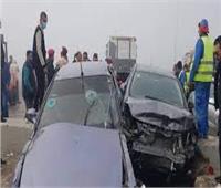  مصرع وإصابة 4 أشخاص في تصادم سيارتين بالطريق الشرقى بسوهاج