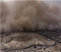 فيديو..وصول العاصفة الترابية إلى الكويت