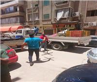 رفع 1000 حالة إشغال طريق مخالف بنطاق محافظة البحيرة