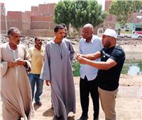 نائب محافظ أسوان يتفقد تنفيذ مشروعات حياة كريمة بقرية فارس بكوم أمبو
