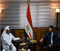 وزير الرياضة يبحث مع مجلس أبوظبى الرياضى استضافة مصر للنسخة السابعة من ماراثون زايد الخيري