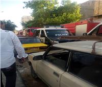 إصابة شخص في انهيار سقف عقار بالإسكندرية| صور 