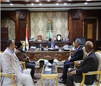 محافظ المنيا يستقبل وفد مجلس أمناء «المنيا الجديدة»