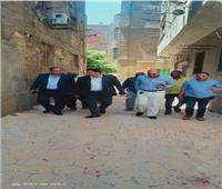 نائب محافظ القاهرة يتفقد أعمال تطوير حي حدائق القبة