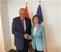 وزير الخارجية يلتقي وزيرة أوروبا والشئون الخارجية الفرنسية 