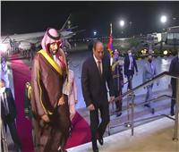بث مباشر .. الرئيس السيسي يستقبل الأمير محمد بن سلمان بمطار القاهرة