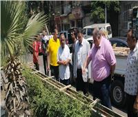 نائب محافظ القاهرة يتفقد أعمال تطوير وتجديد حديقة بالجزيرة الوسطى بشبرا