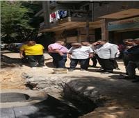 نائب محافظ القاهرة يتابع أعمال إصلاح بيارات الصرف الصحي بشبرا