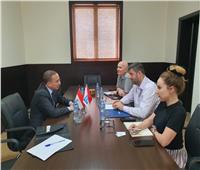 السفير المصري في تيرانا يبحث تعزيز التجارة والاستثمار مع مسئولين في ألبانيا