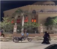 الحماية المدنية: ماس كهربائي من التكييفات وراء حريق مسجد بورسعيد