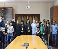 بطريرك الكاثوليك يزور الأمانة العامة لمجلس كنائس الشرق الأوسط