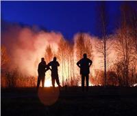حريق جنوب موسكو يأتي على مساحة ألفي متر مربع 