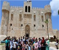 فريق الأول على الوطن العربي بمبادرة «تحدي القراءة» يزور مكتبة الإسكندرية