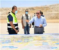 الرئيس يتفقد الأعمال الإنشائية لتطوير عدد من الطرق والمحاور بالقاهرة الكبرى| صور