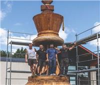 بارتفاع 20 قدمًا.. أكبر قطعة شطرنج بموسوعة جينيس في فرنسا   