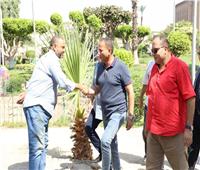 رئيس نظافة القاهرة يتفقد الحدائق العامة أول أيام العيد