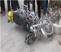إصابة 3 أشخاص في حادث انقلاب دراجة بخارية في بني سويف 