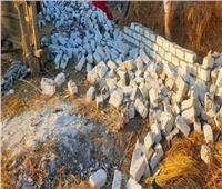 التصدي لحالة تعدٍ على أرض زراعية في «كفر سعد» بدمياط