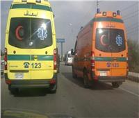 4 مصابين في حادث انقلاب سيارة في بني سويف