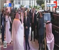 ولي العهد السعودي في استقبال بايدن بقصر السلام في جدة 