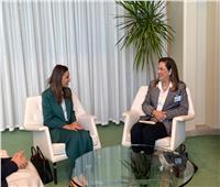 «وزيرة التخطيط» تبحث سبل التعاون مع وزيرة التنمية المستدامة البحرينية