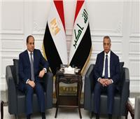 الرئيس السيسي يلتقي رئيس الوزراء العراقي في جدة