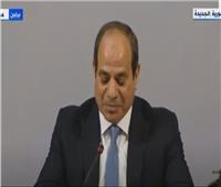 الرئيس السيسي: مصر سارعت منذ وقت مبكر للتحول إلى نموذج تنموي مستدام