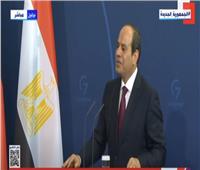 السيسي: مصر تنفذ بنية تحتية ضخمة وحديثة.. ومستعدون لقمة المناخ