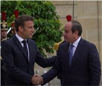 السيسي يعرب عن تطلعه لتعميق وتطوير آفاق التعاون المشترك مع فرنسا
