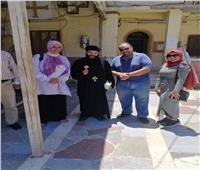 أئمة المساجد والقساوسة بكفرالزيات يشاركون حملة للتطعيم ضد فيروس كورونا
