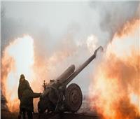 قصف مدفعي أوكراني يشعل حريقا في خزانات نفطية داخل دونيتسك