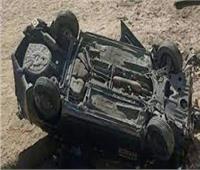 إصابة 3 أشخاص في انقلاب سيارة ملاكي بطريق «غارب - الغردقة»