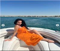 ميريهان حسين تستمتع بعطلتها الصيفية بإطلاله جذابة |صور